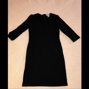 Carmen by Carmen Marc Valvo 3/4-Sleeve Black Dress